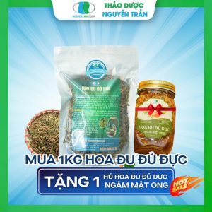 (1Kg) Hoa đu đủ đực Khô - Nguyên Chất
