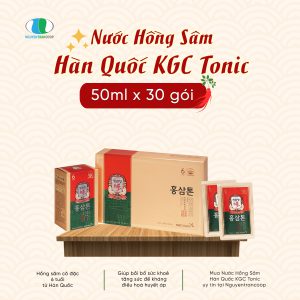 Nước Hồng Sâm Hàn Quốc KGC Tonic 30 Gói x 50ml