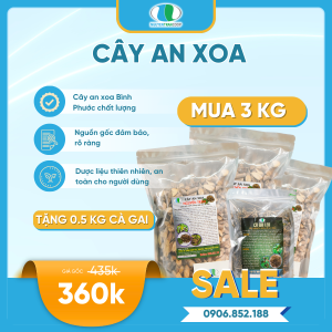 Liệu trình 3kg: Cây An Xoa + Tặng 0,5kg Cà Gai Leo