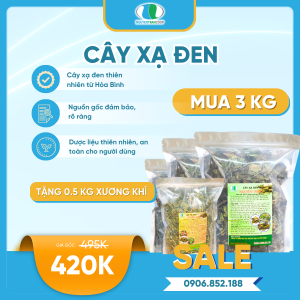 Liệu trình 3kg: Trà Cây Xạ Đen + Tặng 0,5kg Cây Xương Khỉ