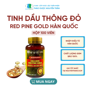 Tinh Dầu Thông Đỏ Red Pine Gold ( Hộp 100 viên )