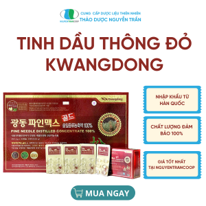 Viên Tinh Dầu Thông Đỏ Kwangdong 120 Viên {Nội địa Hàn Quốc}