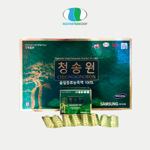 Tinh dầu thông đỏ Hàn Quốc Cheongsongwon 180 viên Chính Hãng
