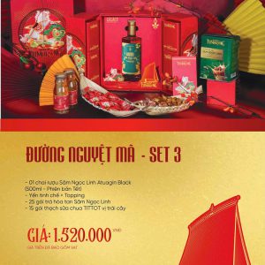 Quà tết 2026 Sâm Ngọc Linh - SET3 Đường Nguyệt Mã | Quà Tặng Doanh Nghiệp