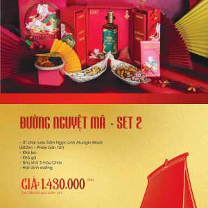 Quà tết 2026 Sâm Ngọc Linh - SET2 Đường Nguyệt Mã | Quà Tặng Doanh Nghiệp